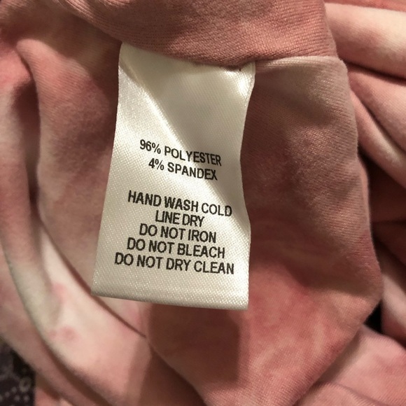 NWT LULUS Wildlife Dusty Pink Tie Dye Bodysuit Size L - Picture 11 of 11